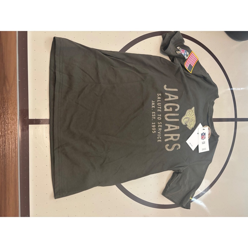 Nike Jacksonville Jaguars Salute to Service Shirt Youth Large Green NFL Dri-FIT